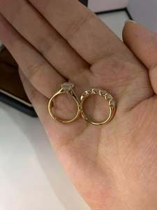 Anillo de moissanita de plata de ley 925 de alta calidad para uso diario en la oficina, disponible al mejor precio desde India. - Product Image 6