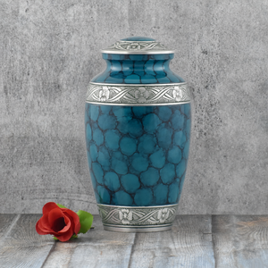 Falah International American Style Cremation Urns Adult <b>Memorial</b> Urns High Demand Unique Design Aluminium Cremation Urns 2026 - Product Image 5