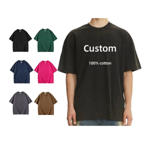 เสื้อยืดพรีเมียมวินเทจหรูหราทรงเข้ารูปผ้าฝ้าย 100% ออกแบบเองได้ พิมพ์ลายดิจิทัล ซักแล้วแห้งไว - Product Image 6