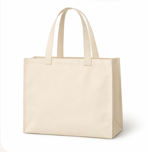 Heavy Duty Large Recycled Canvas Cotton Tote <b>Bag</b> With Bottom Gusset For Shopping Groceries custom Size & logo - Product Image 4
