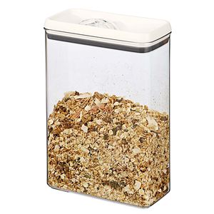 Quadratischer Lebensmittelbehälter 3L (2er-Pack) Flip-Tite Rechteckiger Vorratsbehälter für die Speisekammer-Organisation - Product Image 3