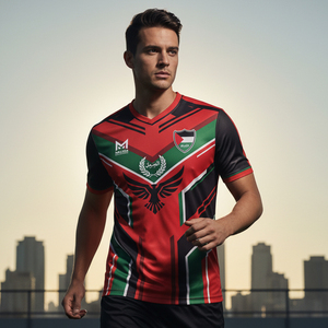 Maillot de foot personnalisé Palestine, tissu performant, maillot de football sublimé, maillot de l'équipe nationale palestinienne pour adulte - Product Image 6