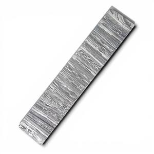 Billet brut de 10 pouces en acier Damas forgé à la main, motif torsadé, sur mesure ODM, pour la fabrication de couteaux de qualité industrielle DIY - Product Image 1