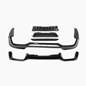 Diffusore Posteriore a Doppia Uscita Stile M Sport in ABS Nero Lucido per <span class=keywords><strong>BMW</strong></span> <span class=keywords><strong>X4</strong></span> G02 <span class=keywords><strong>2018</strong></span>-2020 - Product Image 1