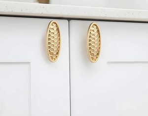 Poignée de meuble en laiton antique, bouton de commode au design traditionnel, finition marron, pour tiroir, maison, cuisine, salon - Product Image 5