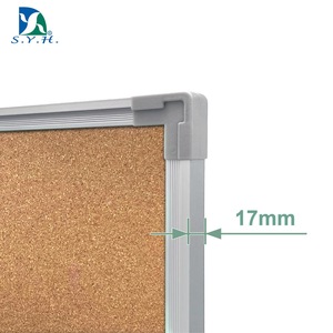 Tablero de Corcho de Alta Calidad en Varios Tamaños con Marco de Aluminio y Esquinas de Plástico para Oficina y Escuela - Product Image 2
