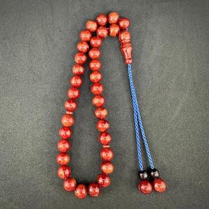 Rosario Islámico de Resina de Lujo Hecho a Mano, Cuentas Tasbih para Dhikr, Meditación, Oración y Regalo Religioso - Product Image 3