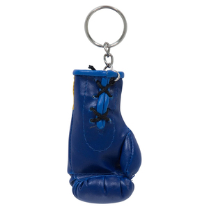 Porte-clés mini gants de boxe en cuir, pendentif bleu, souvenir, cadeau pour les fans de boxe - Product Image 2