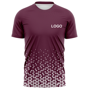 เสื้อฟุตบอลซับลิเมชั่นคุณภาพเยี่ยมสำหรับฤดูใบไม้ผลิและฤดูร้อน ระบายอากาศได้ดี แห้งเร็ว แขนสั้น ผลิตจากโพลีเอสเตอร์ 100% น้ำหนักเบา - Product Image 3