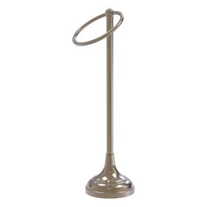 Support à serviettes en métal chromé de luxe, pour salle de bain, séchoir à serviettes sur pied avec un design élégant et contemporain pour la décoration de la maison - Product Image 1