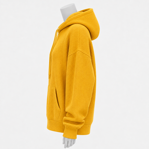 Oversized Winter <b>Long</b> Solid Knitted <b>Hoodie</b> <b>for</b> <b>Women</b> High Quality Eco-Friendly 100% Cotton Fashionable Street Wear - Product Image 2