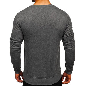 Sweat-shirts en molleton personnalisés pour hommes 2026, vente en gros, logo imprimé sur mesure, respirants, grandes tailles, service OEM - Product Image 3