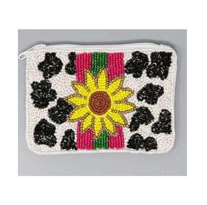 Pochette à monnaie artisanale exclusive avec broderie florale détaillée pour accessoires de mode et collection de cadeaux - Product Image 4
