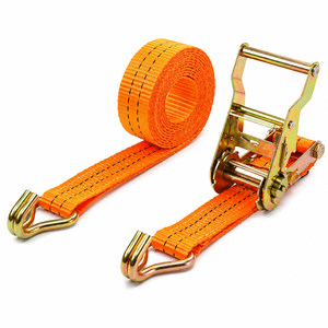 Sangle à cliquet de fixation de conteneurs en polyester 38 mm 2000 kg haute résistance pour le transport de marchandises, logo personnalisé, service OEM - Product Image 1
