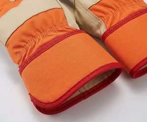 Gants de sécurité de haute qualité, certifiés CE, en cuir de buffle, 11 oz, résistants à la chaleur, antidérapants, antistatiques, réfléchissants, pour les travaux de construction en Floride. - Product Image 6
