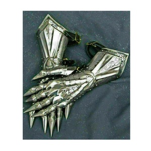 Guantelete de Metal Tradicional, Armadura de Mano Hecha a Mano para Disfraces de Caballero, Representaciones Históricas y Actuaciones Escénicas - Product Image 1
