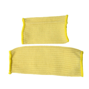 Manchons de protection en aramide jaune de haute qualité, ignifuges, résistants à la chaleur et aux coupures, personnalisables, avec poignets tricotés - Product Image 6