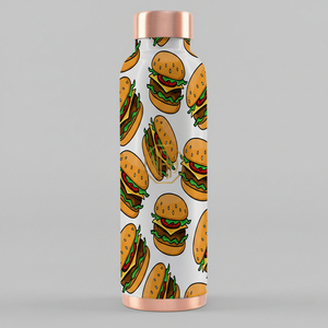 Botella de Agua Reutilizable Ecológica de Cobre Puro Hecha a Mano de 950 ml, la Más Vendida |   Vajilla Resistente a la Oxidación y Libre de BPA, Suministro de Exportación de Fábrica - Product Image 1