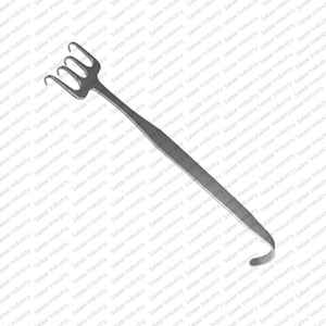 Retractor de Levantamiento de Cejas Corona de Calidad Premium Grado OR, 4 Puntas Afiladas, Freeman Face Lift, 38 mm, Instrumentos Ortopédicos - Product Image 1