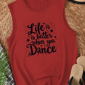 La vie est meilleure quand vous dansez Gilet décontracté pour femme - Product Image 3