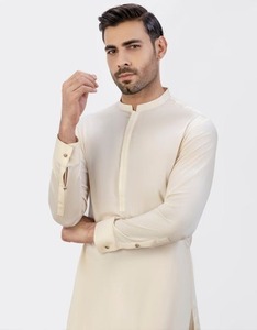 Shalwar Kameez Moderno de Algodón para Hombre, Traje Étnico Tradicional, Corte Holgado y Cómodo para Uso Diario - Product Image 2
