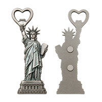Aimant de réfrigérateur 3D en alliage de zinc de haute qualité, design Art Déco avec monuments en relief, aimant puissant - Cadeau souvenir de voyage personnalisé