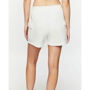 Shorts de jogging pour femmes, design tendance, personnalisés, été, taille élastique, décontractés, en coton, avec poches cargo - Product Image 5
