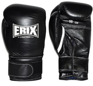 Guantes de Boxeo de Cuero Hechos a Mano de Primera Calidad, con Dedos Completos, Absorción de Humedad, Soporte de Muñeca con Cierre de Gancho y Bucle para Muay Thai y Kickboxing - Product Image 1