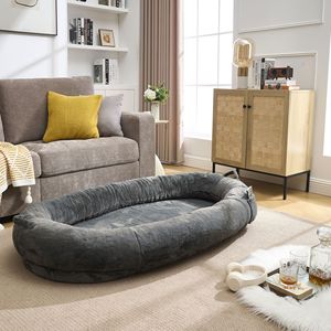 Letto per Cani in Peluche per Bambini, Extra Large in Memory Foam, Morbido e Soffice, Dimensioni Umane - Product Image 5