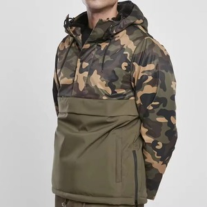 Camouflage Hooded Windbreaker <b>Jacket</b> Lightweight <b>Waterproof</b> Outdoor Pullover <b>Jacket</b> Casual Sports <b>Camo</b> <b>Jacket</b> For Men - Product Image 1