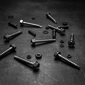 Tornillos Autoperforantes de Cabeza Hexagonal, Acero Métrico, Zincado, Rosca Gruesa, Clase 8.8 - Product Image 5