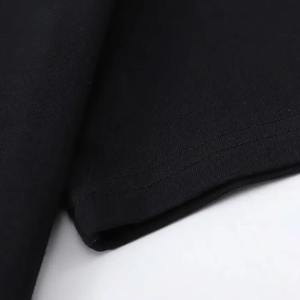 Camisetas de Cuello Redondo Extra Grandes para Hombre, 100% Algodón Grueso (220g), Impresión de Logotipo Personalizado, Impresión Gráfica, Secado Rápido - Product Image 5