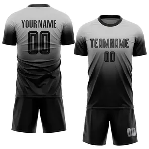 Conjunto de Uniforme de Fútbol Sublimado, Camiseta y Pantalones Cortos Personalizados, Ropa Deportiva de Equipo Transpirable de Secado Rápido - Product Image 4