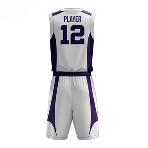 Vente directe d'usine, uniformes de basket-ball personnalisés avec logo, sublimation, vente en gros, nouvelle mode, séchage rapide, 100% polyester - Product Image 5