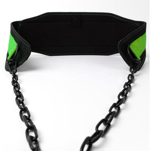 Cinturón de Gimnasio Unisex de Neopreno de 10 mm en Color Negro y Verde con Protección Profesional para Ejercicios de Fitness - Product Image 2