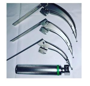 Kit de laryngoscope Azicon McCoy avec lames à fibre optique à pointe flexible 2 3 4 pour intubation des voies respiratoires difficiles, poignée LED à batterie et étui - Product Image 5