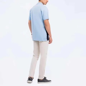 เสื้อโปโลสำหรับผู้ชายรุ่นที่ดีที่สุดเสื้อยืดโปโลสำหรับเล่นกอล์ฟของผู้ชายลายสีทึบพิมพ์โลโก้ที่กำหนดเองและปักลาย - Product Image 6