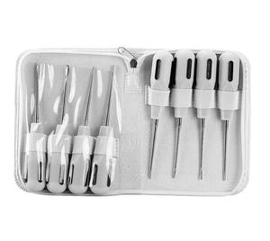 Dental Luxating Lift <b>Elevator</b> Teeth 10 Pieces Set Stainless Steel Coupland Crossbar Cryer Straight Manual by Blush surgical - Product Image 6