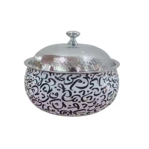 Cacerola Redonda Contemporánea de Acero Inoxidable con Exterior Pulido y Tapa para Uso General en Cocinas de Gas e Inducción - Product Image 3