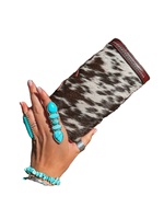 Dompet Wanita ABC GLOBAL EXIM Kulit Asli RFID dengan Ritsleting, Model Vintage, Lipat Tiga, Set Clutch 8x1x4, Laris Terjual