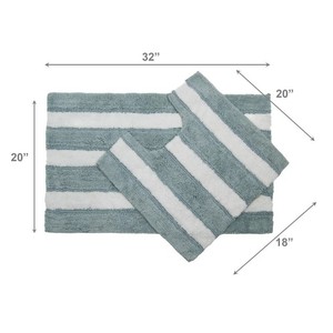 Chunky Jacquard Cotton Eco-Friendly Bathmat with Customized Color and Wave Pattern Classic Design Machine Made Multi-Purpose Use - Product Image 2