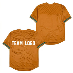 Maillot de baseball court personnalisé de haute qualité, séchage rapide, antibactérien, déodorant, respirant, en tissu maille polyester recyclable - Product Image 1