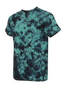 Camiseta de Mujer 100% Algodón Tie Dye, Top Sexy con Cuello Alto, Estilo Urbano, con Diseño 3D Personalizado, Ecológica - Product Image 4