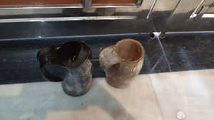 Taza para beber con cuerno de búfalo pulido vikingo de 500ml, mayorista indio, artesanía con estilo Animal para disfrutar de tu bebida favorita - Product Image 6