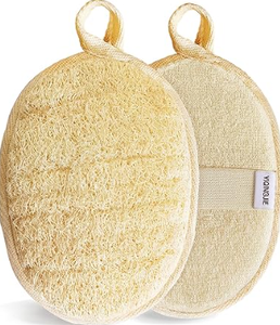Natural Cellulose Loofah Shower Gloves Eco Friendly <b>Exfoliating</b> Bath Mitt for Deep Cleansing Healthy Skin and Daily Spa Routine - Product Image 2
