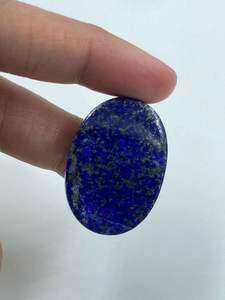 Piedra Preciosa Natural de Lapislázuli Azul Oscuro de Grado Joyería, Piedra Suelta para Engaste de Anillo de Plata 21x30mm 60.70 CTS Precio al por Mayor - Product Image 3