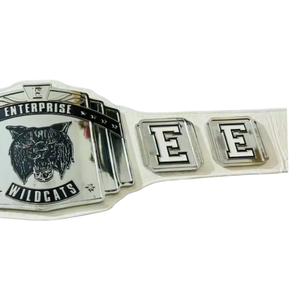 Cinturón de Campeonato Enterprise Wildcats, Cinturón de Lucha Libre Personalizado con Diseño Único y Logotipo E, Calidad Premium, Regalo Personalizable - Product Image 4
