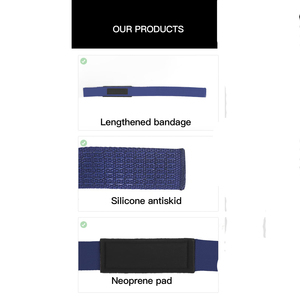 Sangles de levage de poignet durables pour la musculation, les soulevés de terre, les tractions et l'équipement de soutien musculaire - Product Image 4