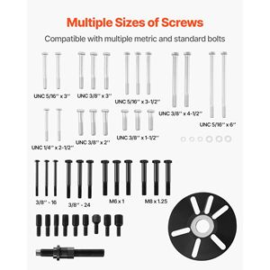 Kit di Strumenti per l'Installazione e la Rimozione di Bilanciatori Armonici Interamente in Acciaio per l'Installazione e la Rimozione di Ingranaggi - Product Image 6