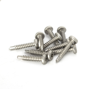 PDC <b>Pan</b> Head Stainless Steel (304/316/410) Metric Deep Coarse Thread Self-Drilling Screws Class 8 Grade Natural Finish Phillips - Product Image 6